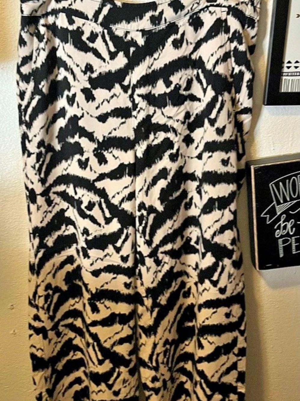 Old Navy Wide Leg Animal Print Pants Size Large